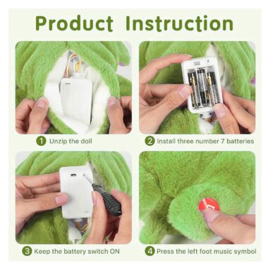 Muñeco de peluche de animales de dibujos animados juguete niños niñas