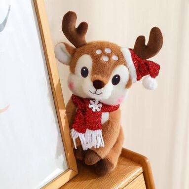 muñeca de peluche Kawaii, ciervo, reno regalo navidad