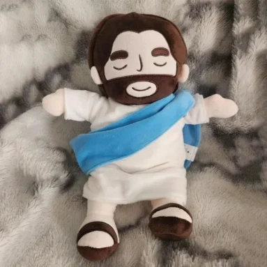 Juguete de peluche que respira Jesús calmar para niños, suaves y relajantes
