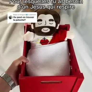 Juguete de peluche que respira Jesús calmar para niños, suaves y relajantes